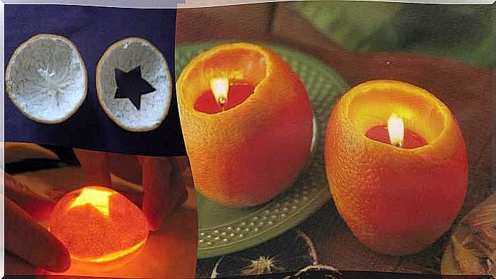 Orange candles