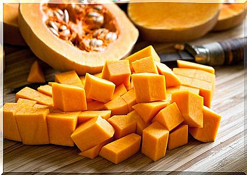 pumpkin cubes