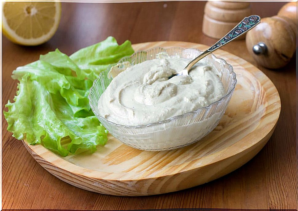 Delicious vegan mayonnaise