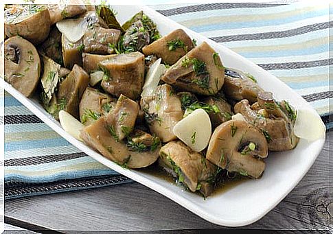 garlic mushrooms