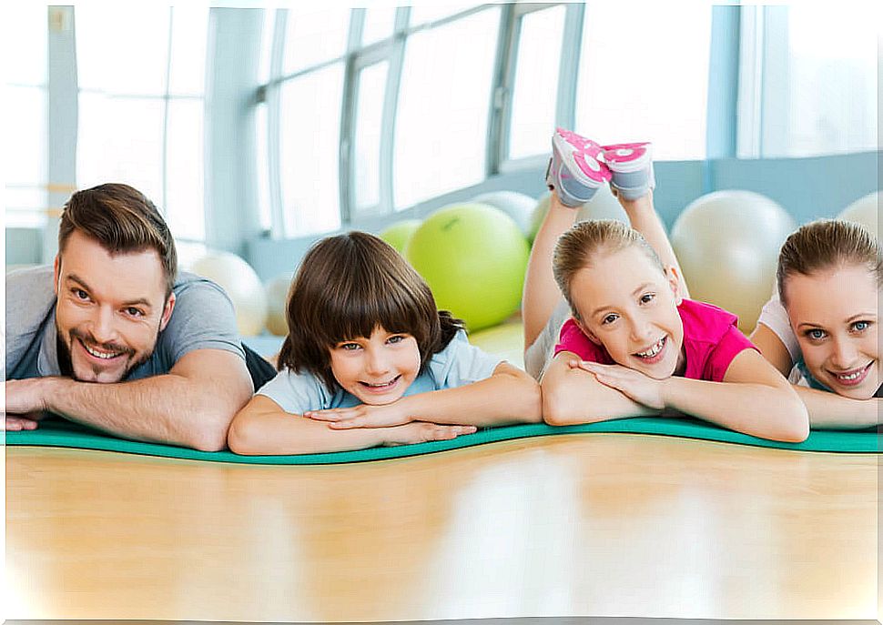 Physical benefits of family sports