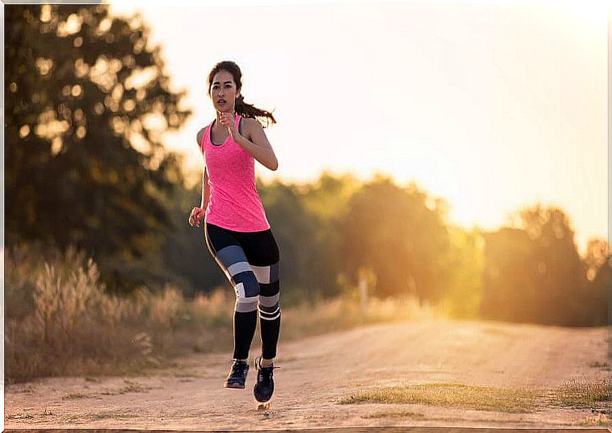 More fun and effective exercises: running outdoors.