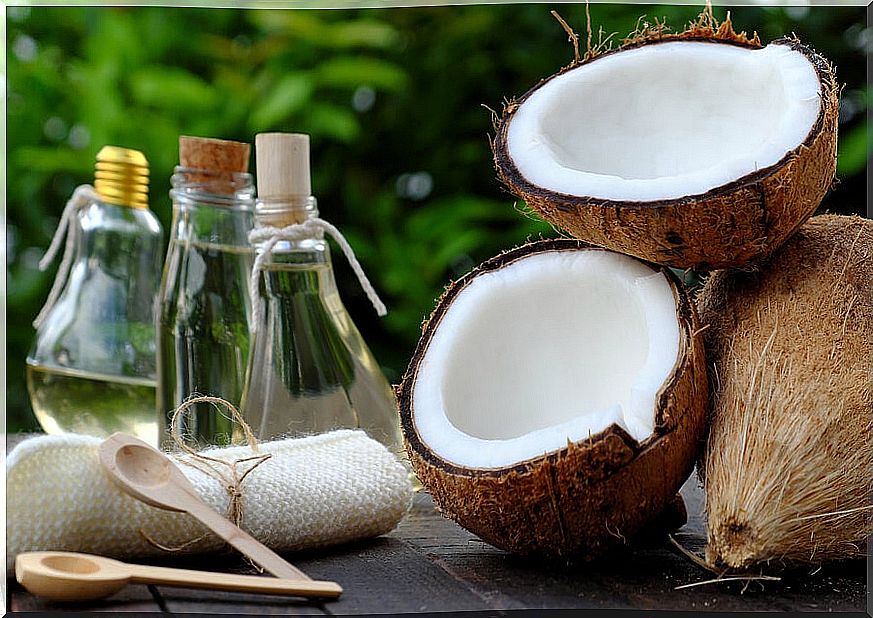 Coconut oil treatments for the skin.