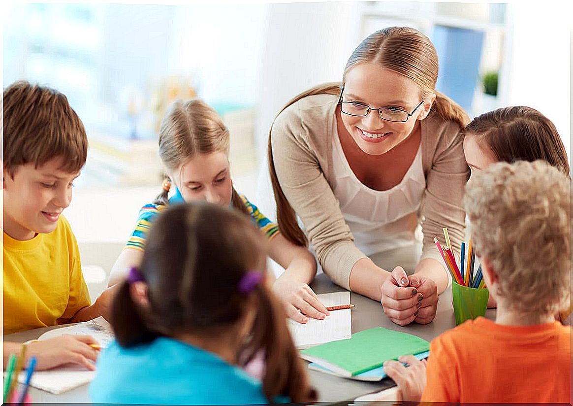 Teacher in situated learning study group.