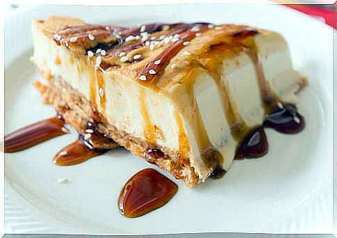 caramel cheesecake