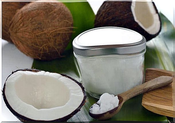 Coconut oil and garlic ointment