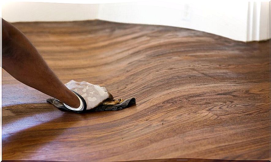 glossy wooden floors