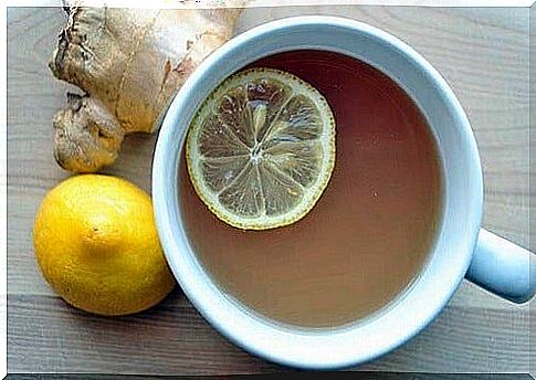 ginger lemon tea